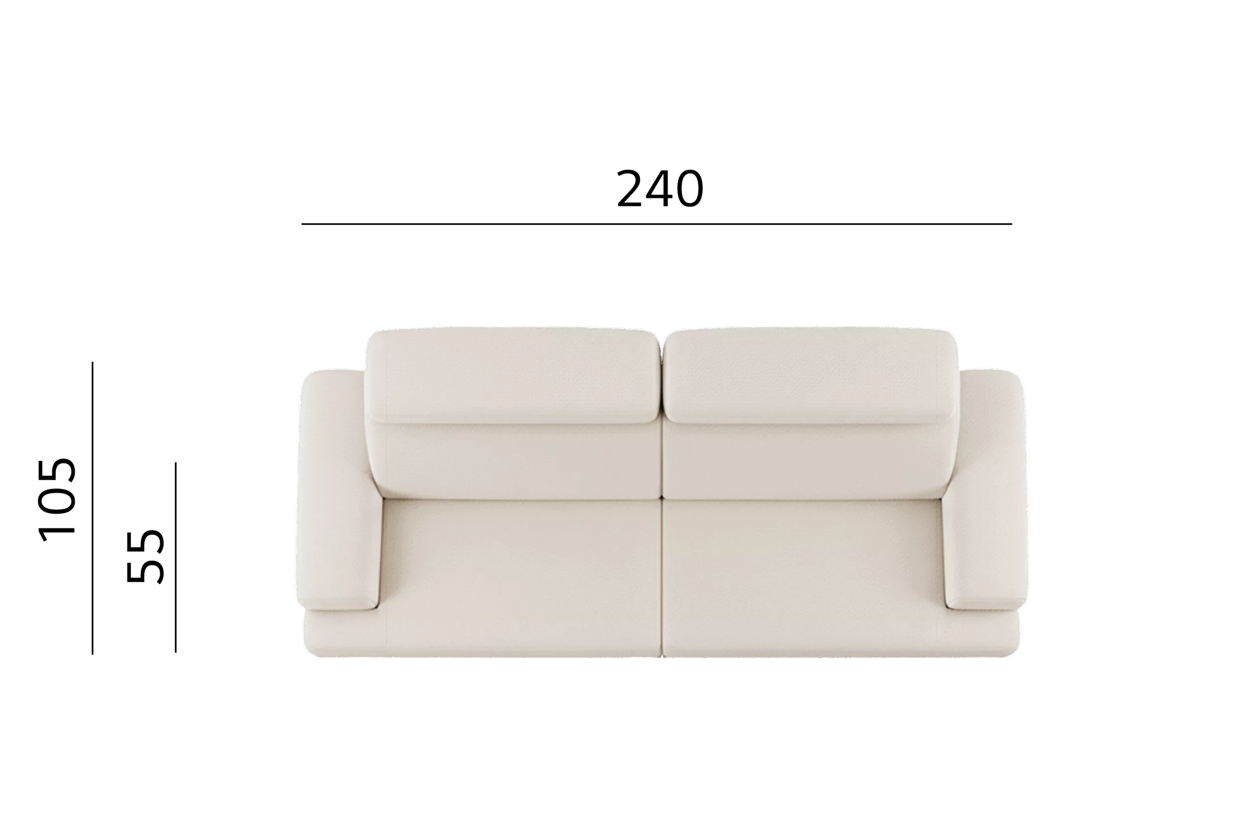 @沙發 上視圖尺寸模板 02 scaled