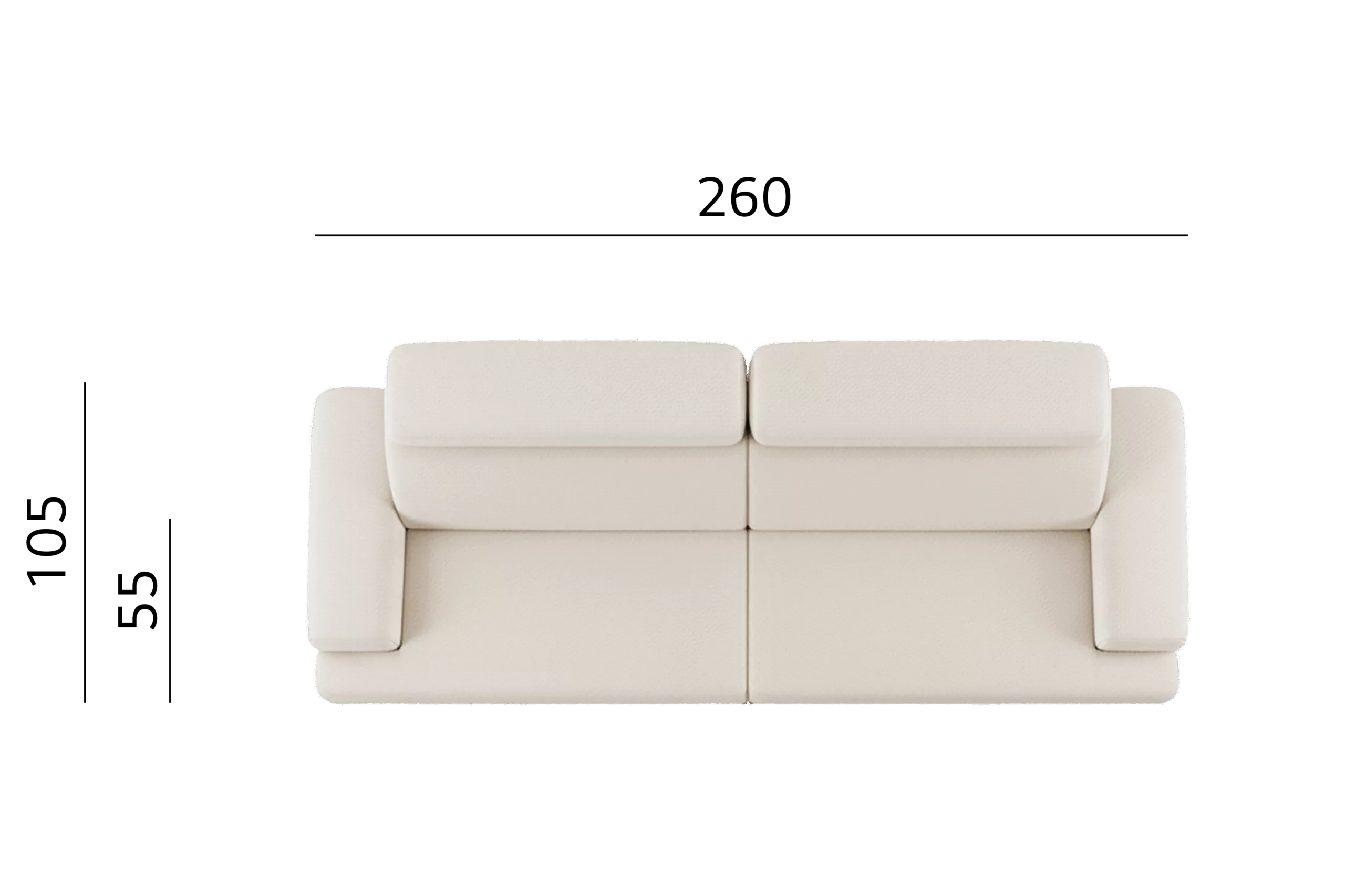 @沙發 上視圖尺寸模板 05 scaled